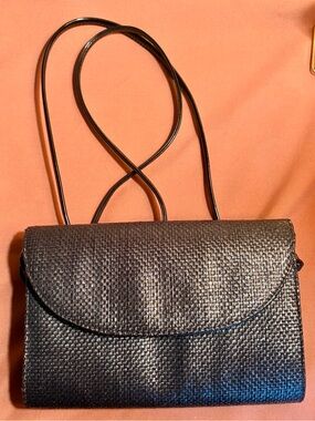 Vintage Koret Woven Crossbody Bag